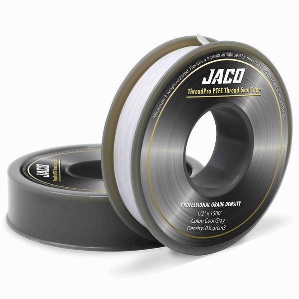 ThreadPro™ PTFE Thread Seal Tape | Professional Grade - 1/2" x 125 ft. (Cool Gray) - Image 2 - JACO