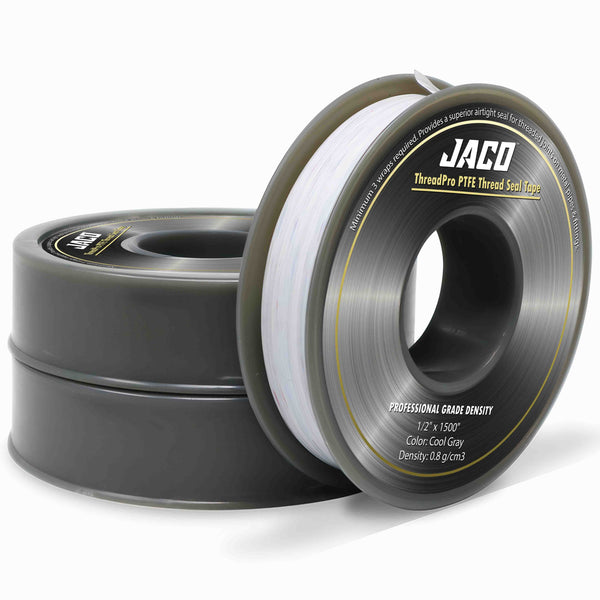 ThreadPro™ PTFE Thread Seal Tape | Professional Grade - 1/2" x 125 ft. (Cool Gray) - Image 3 - JACO