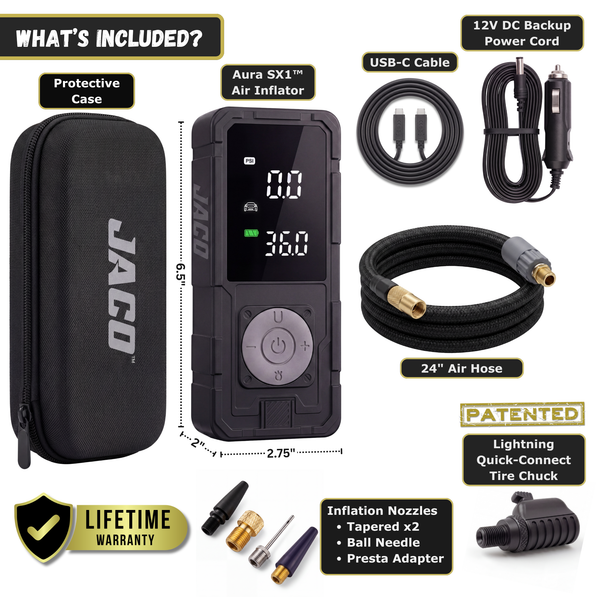mini tire inflator air pump