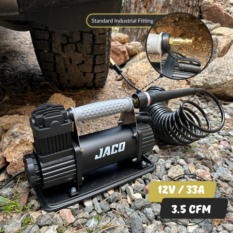 TrailPro Heavy Duty Portable Air Compressor 3.5 CFM 12V 33A