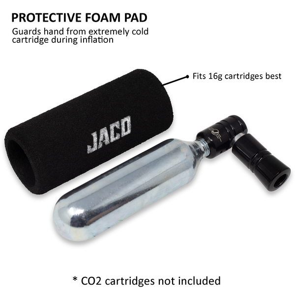 Lightning™ CO2 Inflator for Bike Tires (Presta + Schrader) (CO2 Cartridge Not Included) - Image 7 - JACO