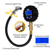 tire pressure gauge for car truck motorcycle