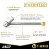 Lightning™ T-Series Tire Air Chuck | Open Flow, 1/4" F-NPT - Image 4 - JACO