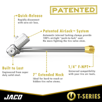 Lightning™ T-Series Tire Air Chuck | Open Flow, 1/4" F-NPT - Image 4 - JACO