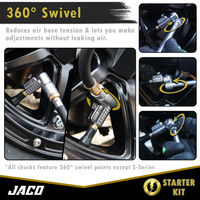 Lightning™ Tire Air Chuck Starter Kit - Patented | Open Flow, 1/4" F-NPT (Set of 7) - Image 6 - JACO