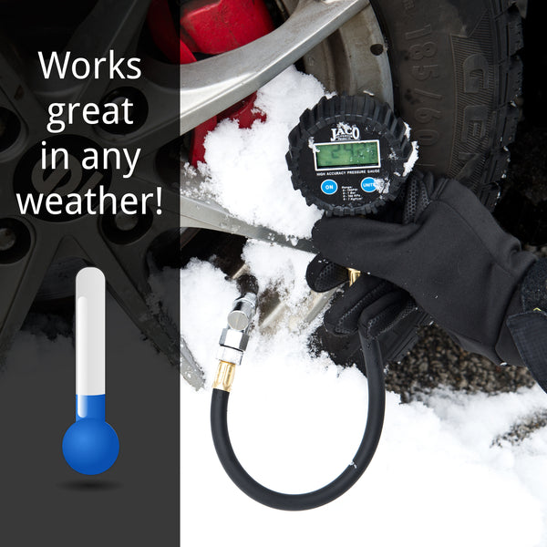 ElitePro™ Digital Tire Pressure Gauge - Professional Accuracy - 100 PSI - Image 8 - JACO