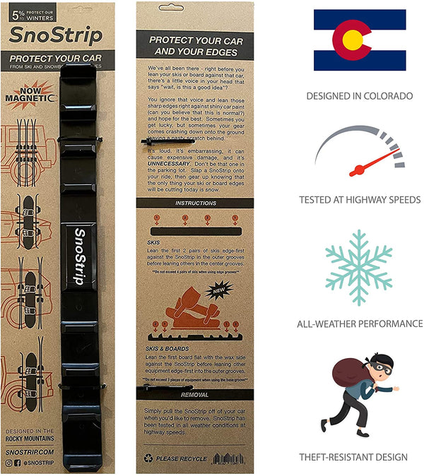 SnoStrip™ Magnetic Vehicle Ski Pad - Image 4 - JACO