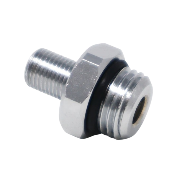 Lightning™ Air Inflator Adapter for Portable Tire Inflators (Schrader Valve to 1/4 inch M-NPT) | Open Flow - JACO