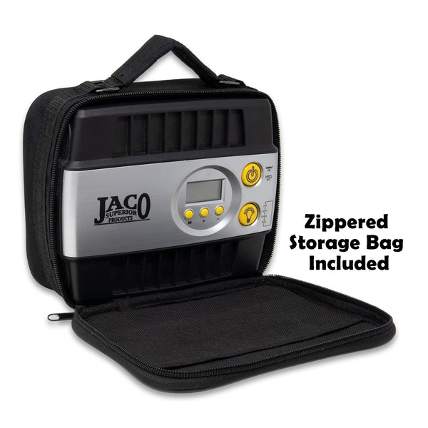 SmartPro™ 12v Digital Tire Inflator Pump - 100 PSI | Portable Tire Air Compressor - Image 7 - JACO