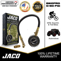 BikePro™ Presta Tire Pressure Gauge - 60 PSI | Presta & Schrader (Mountain Bikes) - Image 7 - JACO