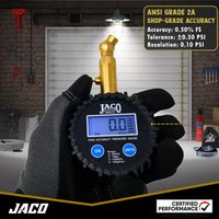 Elite® Digital Tire Pressure Gauge - Professional Accuracy - 100 PSI - Image 4 - JACO