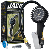 tire inflator with pressure gauge