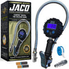 tire pressure gauge with inflator