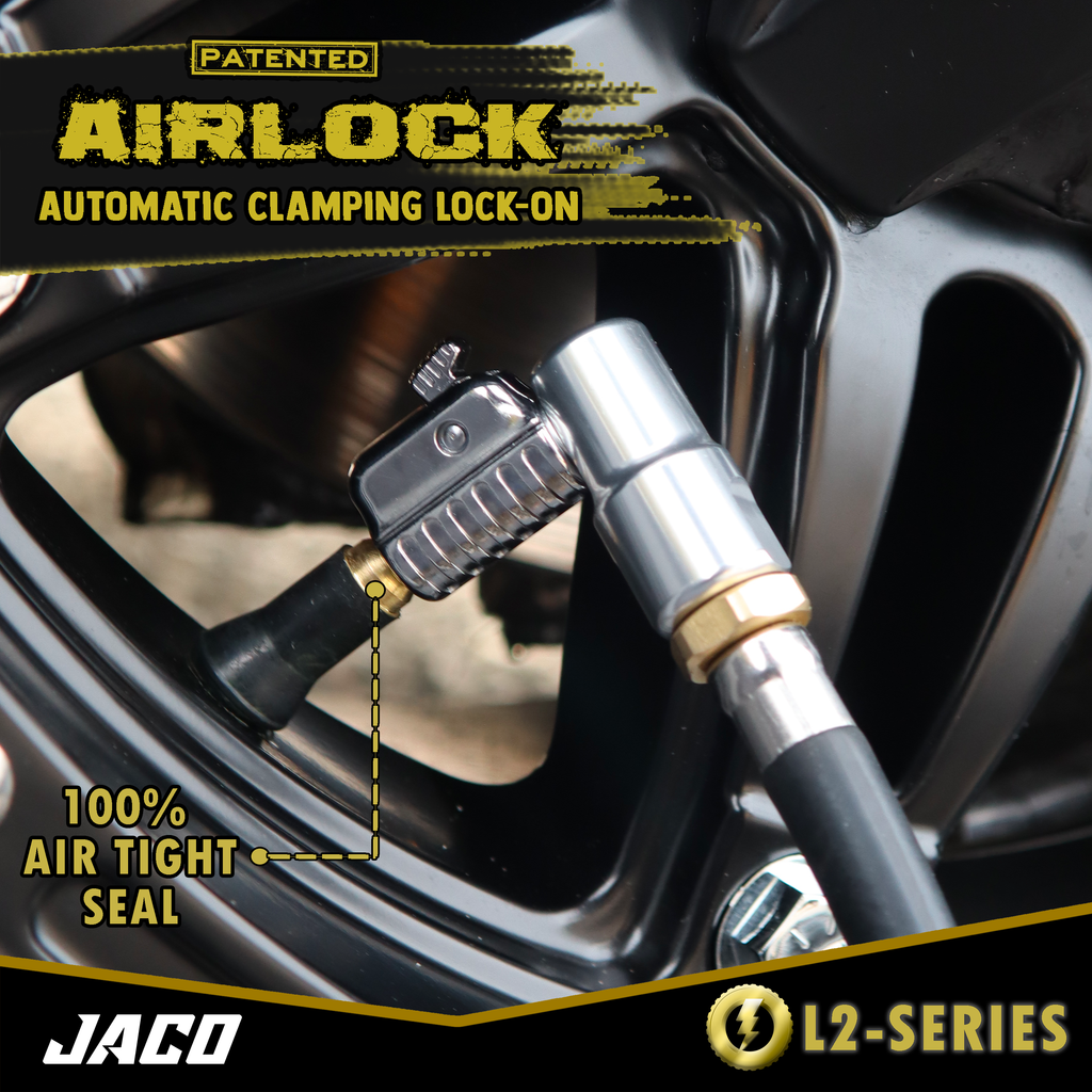 Lightning™ L2-Series Tire Air Chuck | Open Flow, 1/4" F-NPT (2 Pack)