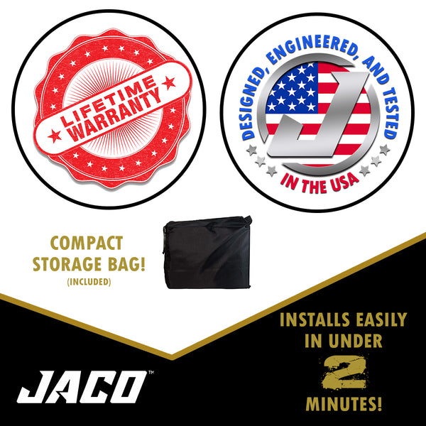 ProtectPro™ Dog Car Seat Cover - Heavy Duty, Waterproof, and Scratch Proof Back Seat Protector - Travel Pet Hammock for Car, Truck, and SUV - Universal Fit - Image 6 - JACO