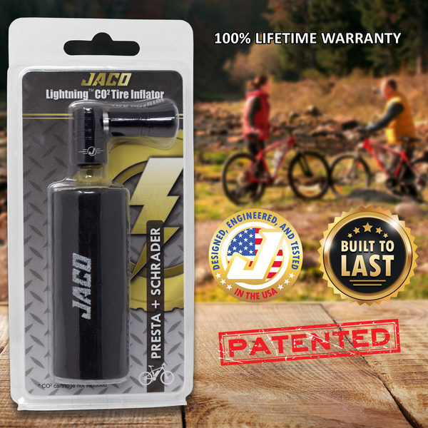 Lightning™ CO2 Inflator for Bike Tires (Presta + Schrader) (CO2 Cartridge Not Included) - Image 11 - JACO