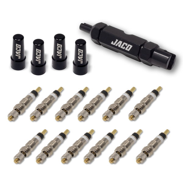 Presta Valve Core Replacement Kit for Bike Tires | JACO Presta Valve Core Replacement Kit for Bike Tires | JACO