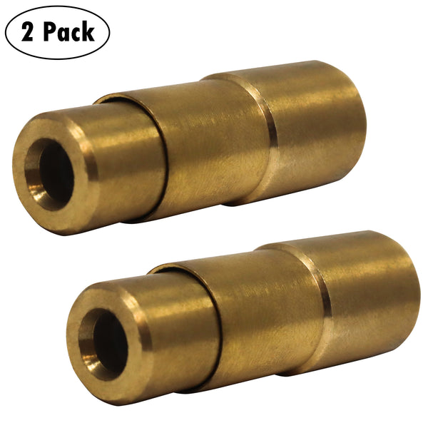 Bike Presta Tire Air Chuck - 1/4" NPT, Open Flow (2 Pack) - JACO