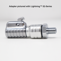 Lightning™ Air Inflator Adapter for Portable Tire Inflators (Schrader Valve to 1/4 inch M-NPT) | Open Flow - Image 3 - JACO