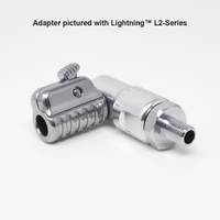 Lightning™ Air Inflator Adapter for Portable Tire Inflators (Schrader Valve to 1/4 inch M-NPT) | Open Flow - Image 4 - JACO