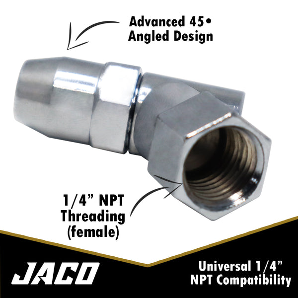 Advanced Angled Tire Air Chuck - 1/4" NPT (2 Pack) - Image 3 - JACO