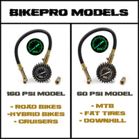 BikePro™ Presta Tire Pressure Gauge - 60 PSI | Presta & Schrader (Mountain Bikes) - Image 8 - JACO