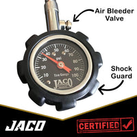 Deluxe™ Tire Pressure Gauge - 100 PSI - Image 4 - JACO