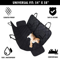 ProtectPro™ Dog Car Seat Cover - Heavy Duty, Waterproof, and Scratch Proof Back Seat Protector - Travel Pet Hammock for Car, Truck, and SUV - Universal Fit - Image 2 - JACO