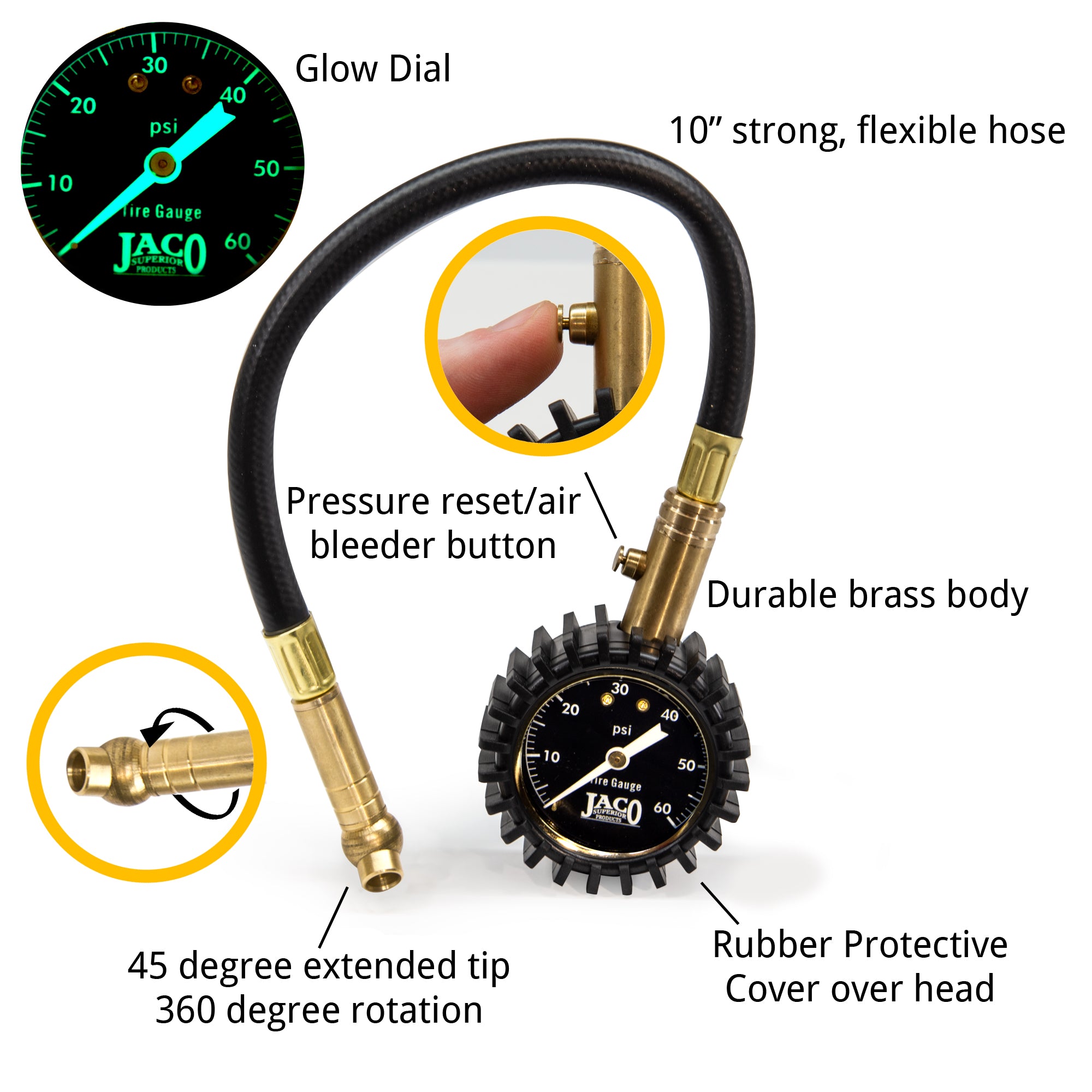 Shop Tire Pressure Gauges | JACO