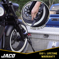 Heavy Duty Ratchet Tie Down Straps with Soft Loops (1.6" x 8 ft) | AAR Certified Break Strength (5,208 lbs) - Image 6 - JACO