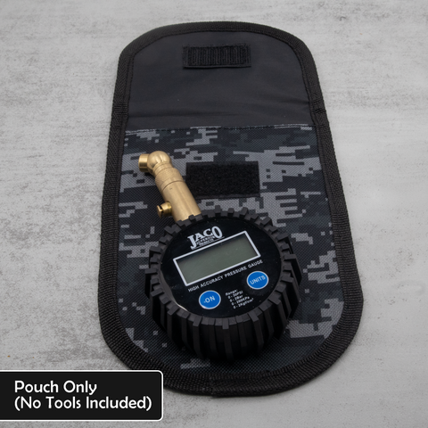 Tire Gauge Storage Pouch | Utility Tool Pouch (Digital Camo)