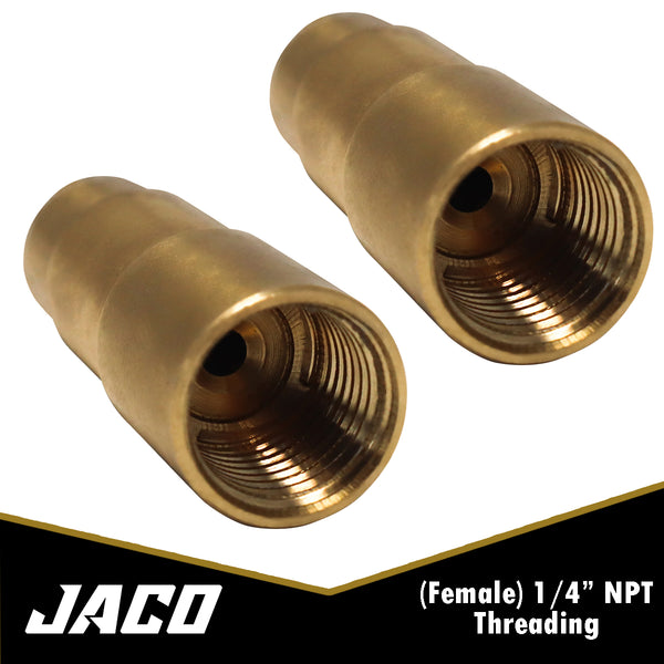 Bike Presta Tire Air Chuck - 1/4" NPT, Open Flow (2 Pack) - Image 4 - JACO