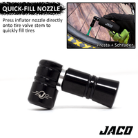 Lightning™ CO2 Inflator for Bike Tires (Presta + Schrader) (CO2 Cartridge Not Included) - Image 4 - JACO