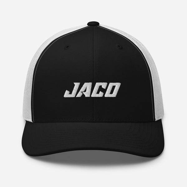 Mesh Baseball Cap (White/Black) - JACO