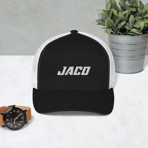 Mesh Baseball Cap (White/Black) - Image 4 - JACO