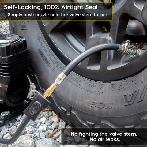 Tire air inflator online nozzle