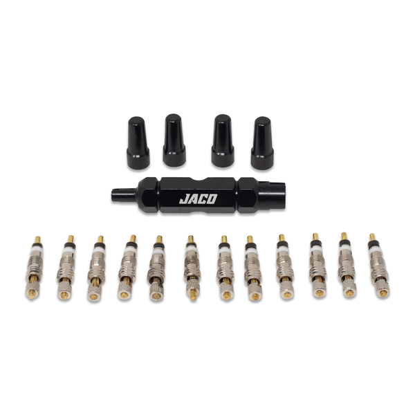 Presta Valve Core Replacement Kit for Bike Tires | JACO Presta Valve Core Replacement Kit for Bike Tires | JACO
