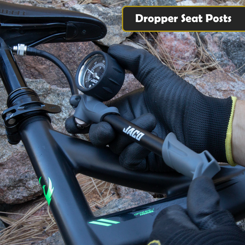 Pump for mountain bike shocks hot sale