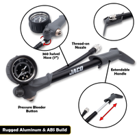 ShockPro™ Mountain Bike Shock Pump with Gauge - 300 PSI - Image 2 - JACO