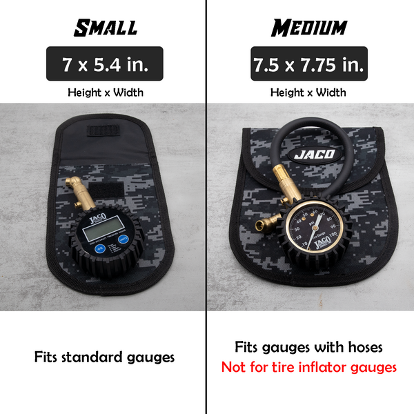 Tire Gauge Storage Pouch | Utility Tool Pouch (Digital Camo) - Image 5 - JACO