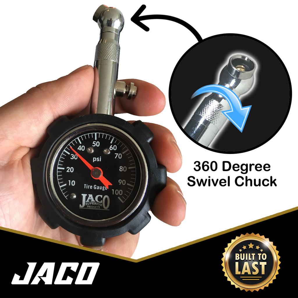 Deluxe™ Tire Pressure Gauge - 100 PSI