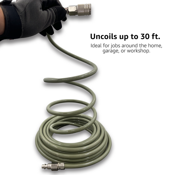 ViperFlow Poly Air Hose Kit - 1/4" x 30 ft. - Image 12 - JACO